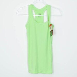 The North Face Womens Green‎ Racerback Tank Top Athletic Workout NWT